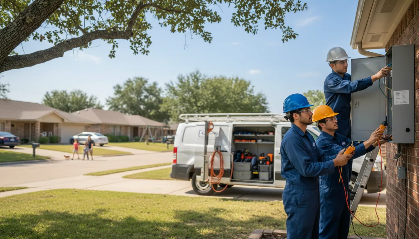 Certified electrician providing emergency electrical services in Blue Bell, PA